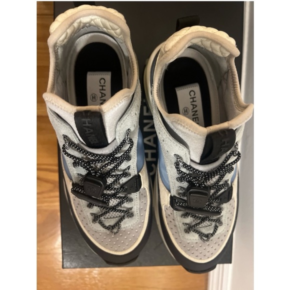 Chanel Multi Color Sneakers. Never worn. Comes with Box. Size 35.5 - Picture 2 of 7